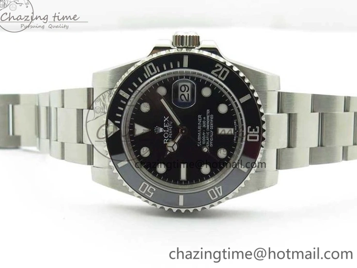 MiroTime 0409 Submariner 116610 LN Black Ceramic ZRF 1:1 Best Edition on SS Bracelet VR3135 (CF Bezel) Contemporary 2758